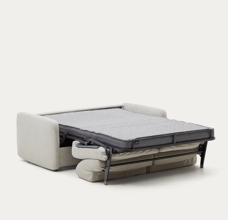 NUALA Pearl-coloured sofa bed