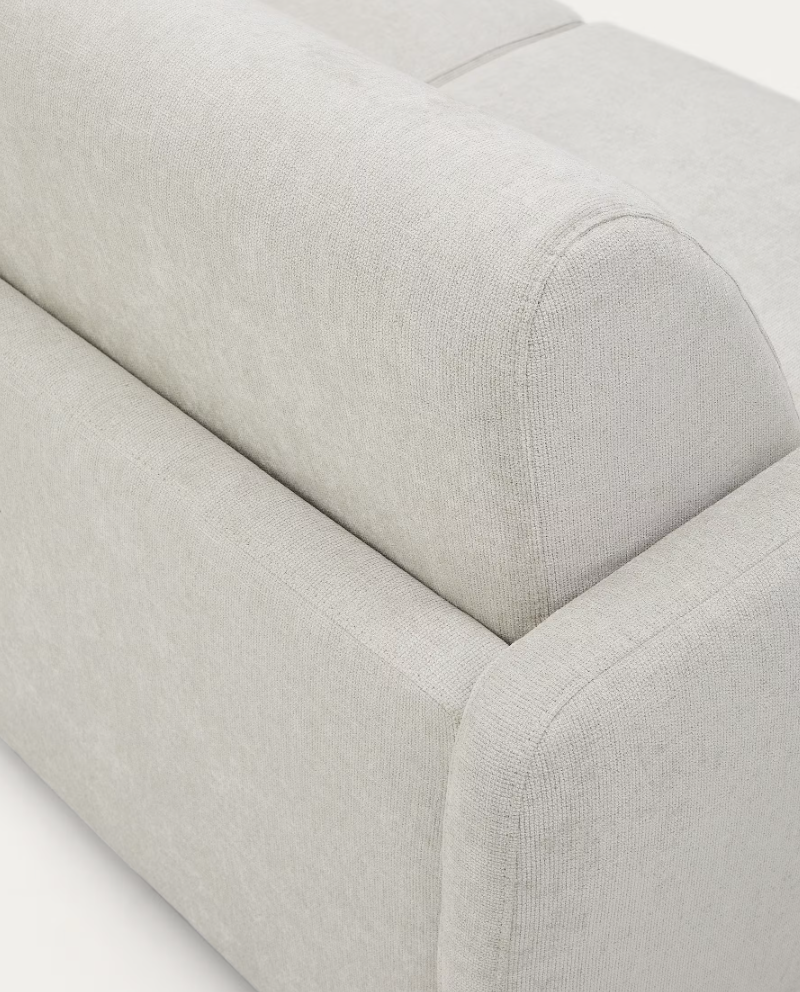 NUALA Pearl-coloured sofa bed