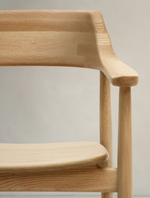 FONDES Chair in solid oak wood with natural finish FSC Mix Credit