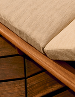 TURQUETA Sun lounger made from solid teak wood FSC 100%