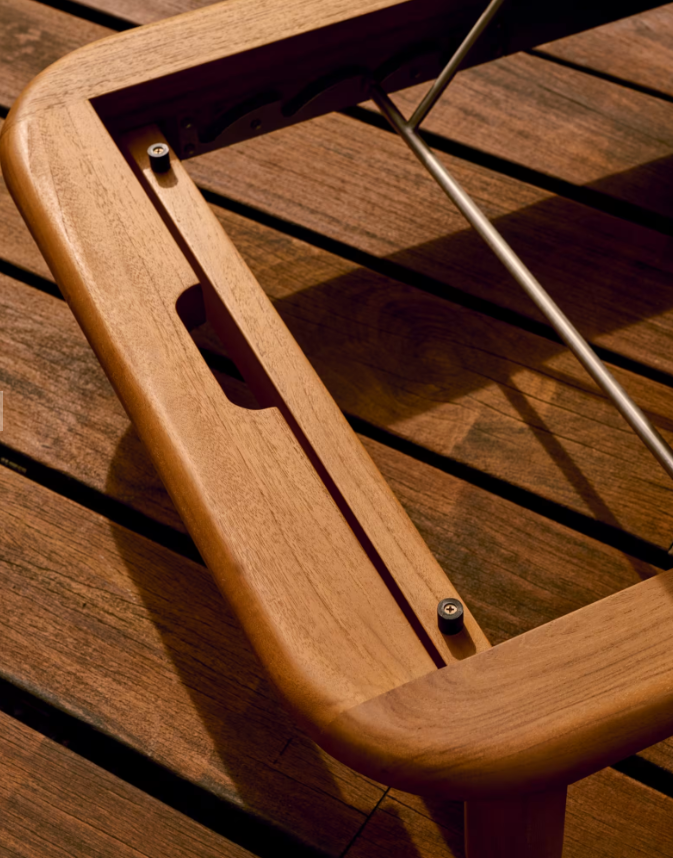 TURQUETA Sun lounger made from solid teak wood FSC 100%