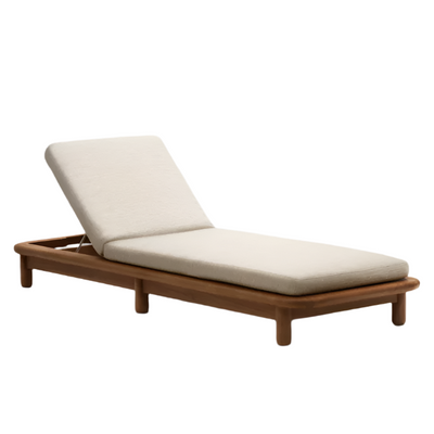 TURQUETA Sun lounger made from solid teak wood FSC 100%