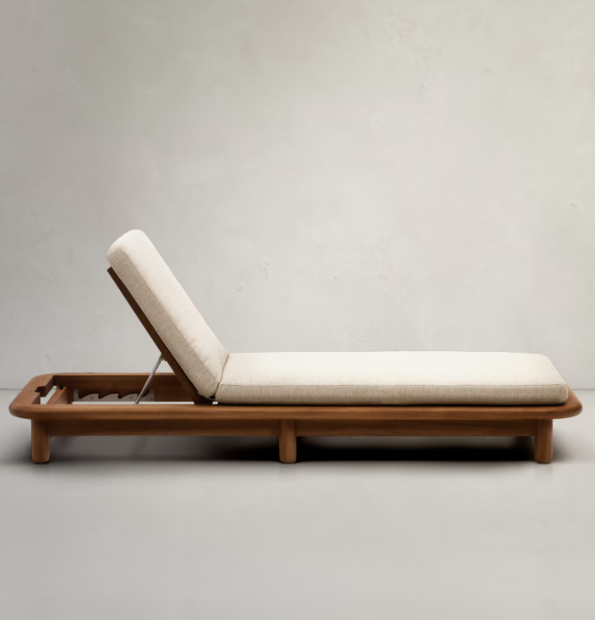 TURQUETA Sun lounger made from solid teak wood FSC 100%