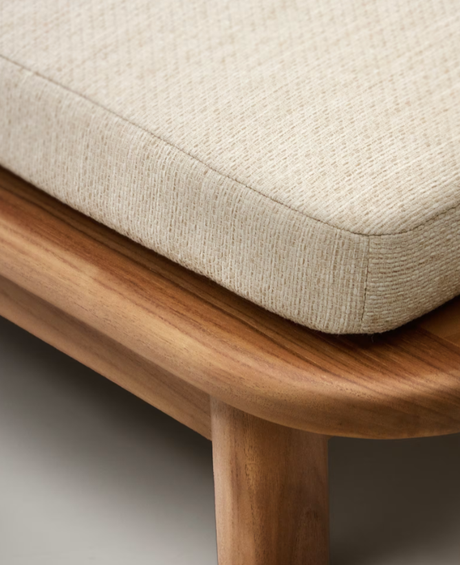 TURQUETA Sun lounger made from solid teak wood FSC 100%