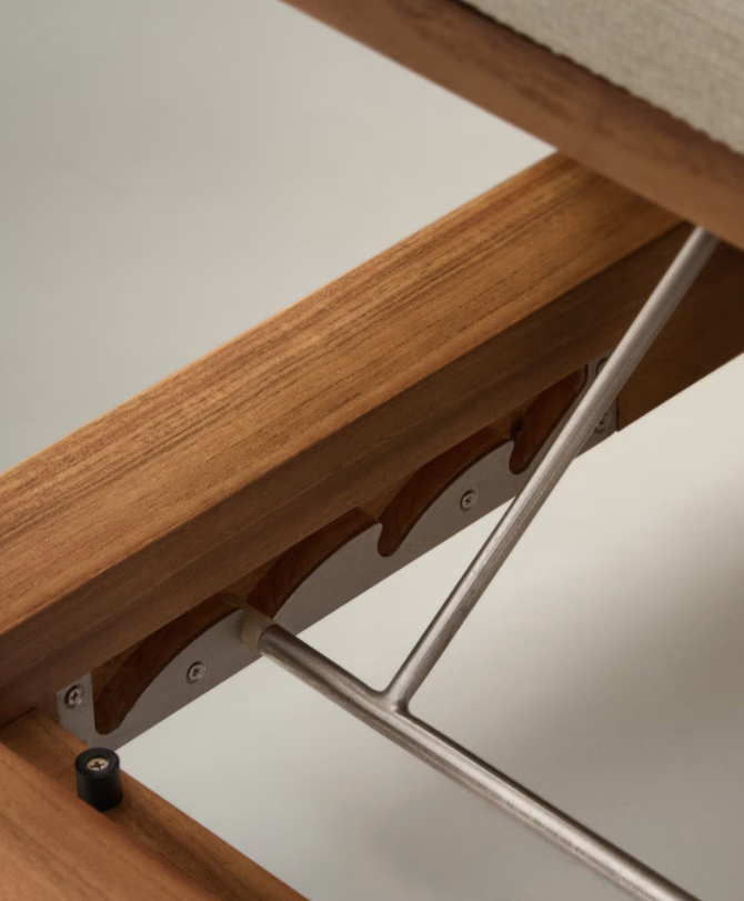 TURQUETA Sun lounger made from solid teak wood FSC 100%