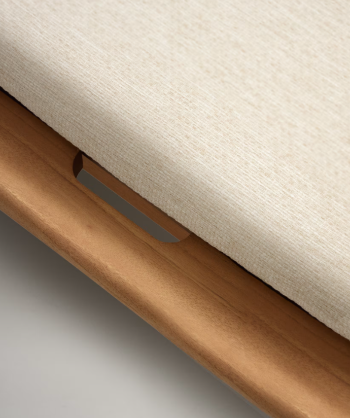 TURQUETA Sun lounger made from solid teak wood FSC 100%