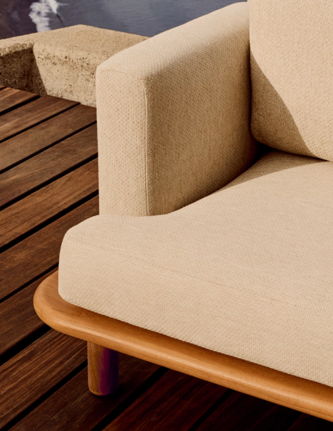 TURQUETA trosjed od masivnog tikovine 230 cm FSC 100%