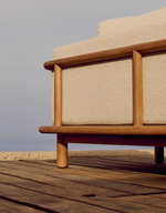 TURQUETA trosjed od masivnog tikovine 230 cm FSC 100%