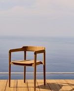 ICARO Složive stolice od masivnog tikovine u prirodnoj završnoj obradi, FSC 100%