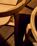 ICARO Složive stolice od masivnog tikovine u prirodnoj završnoj obradi, FSC 100%