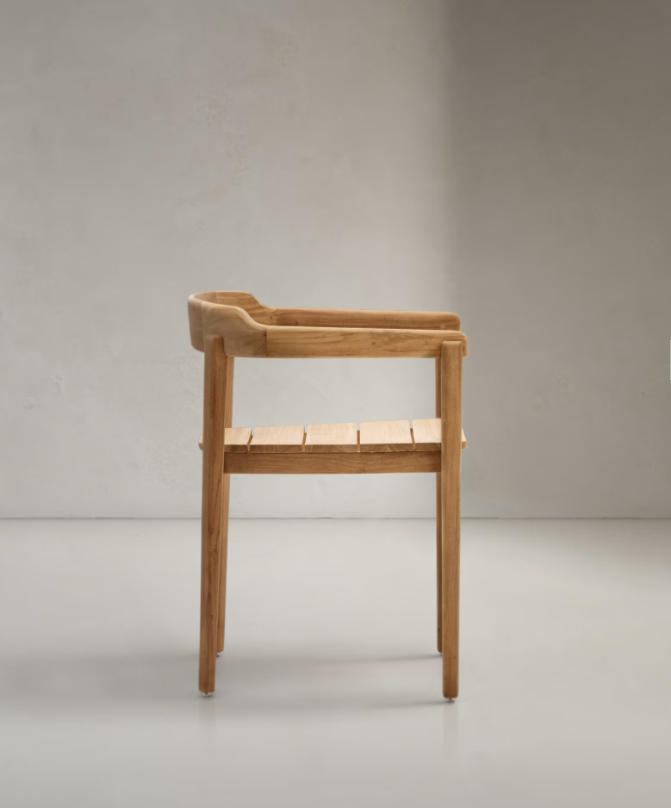 ICARO Složive stolice od masivnog tikovine u prirodnoj završnoj obradi, FSC 100%