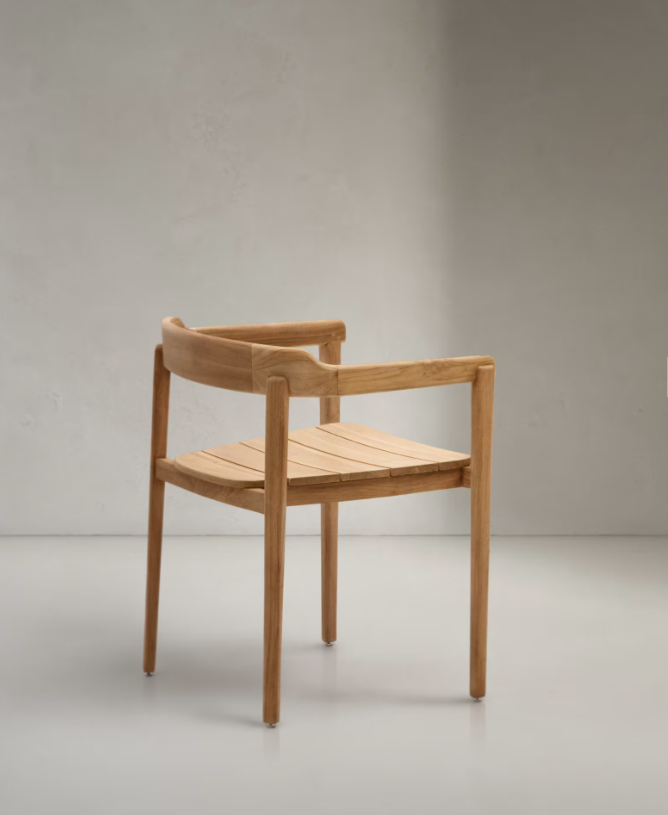 ICARO Složive stolice od masivnog tikovine u prirodnoj završnoj obradi, FSC 100%