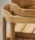 ICARO Složive stolice od masivnog tikovine u prirodnoj završnoj obradi, FSC 100%