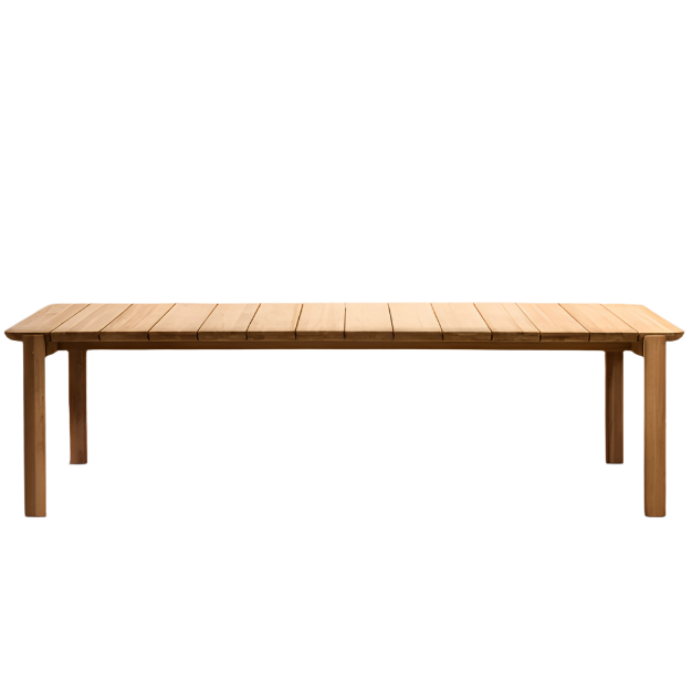 ICARO Stol izrađen od masivnog tikovine, 220 x 102 cm, FSC 100%