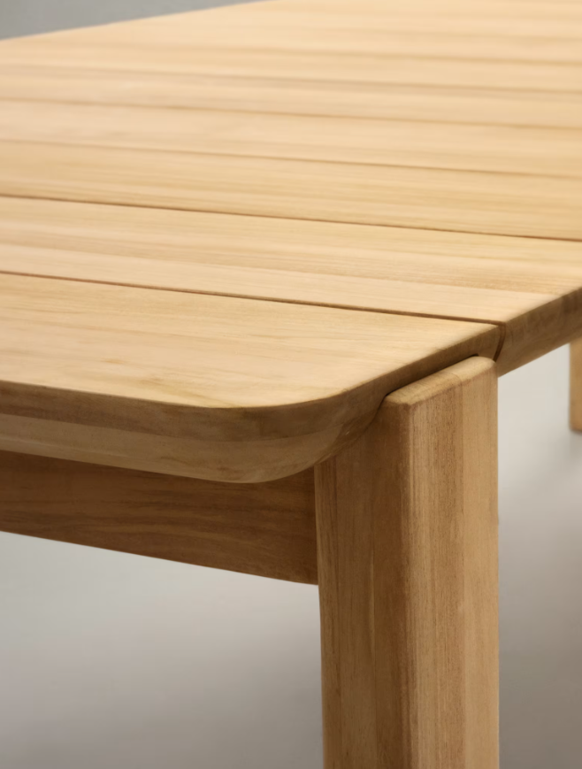 ICARO Stol izrađen od masivnog tikovine, 220 x 102 cm, FSC 100%