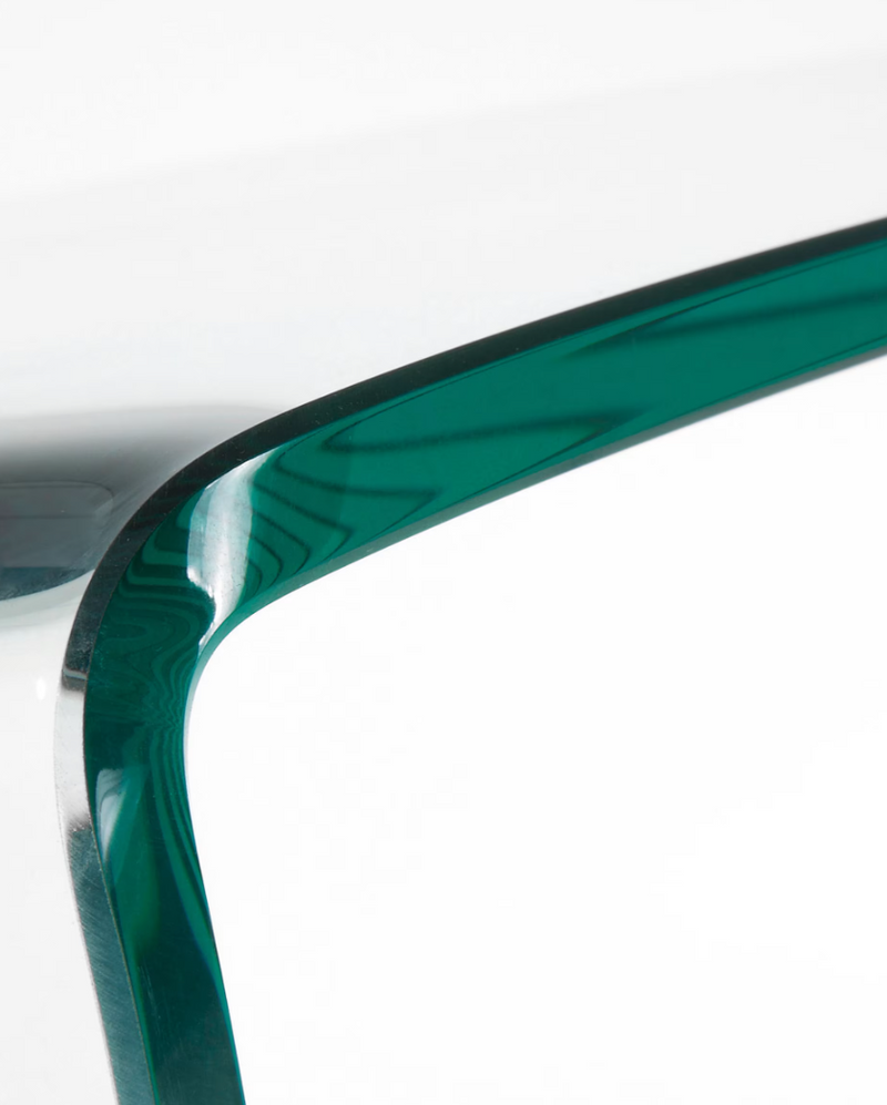 BURANO Stakleni konzolni stolić 125 x 40 cm