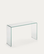 BURANO Stakleni konzolni stolić 125 x 40 cm