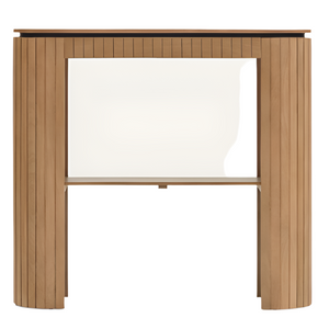 LICIA Console table with 1 drawer, solid mango wood, 120 x 90 cm