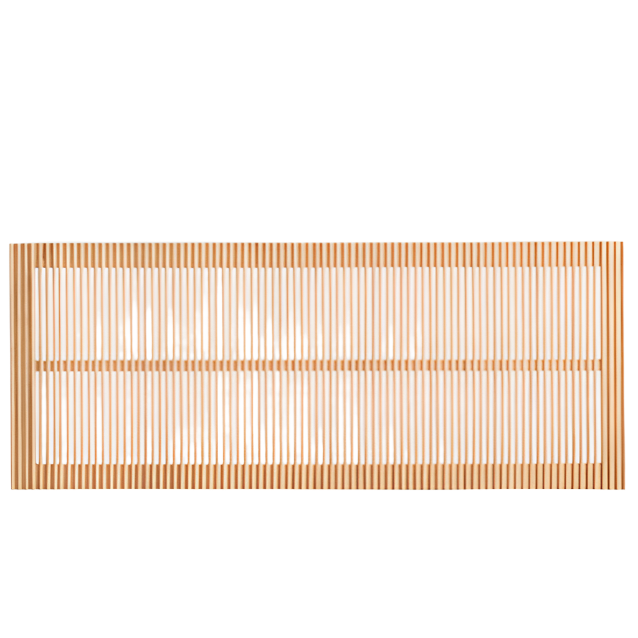 BEYLA Solid oak wood headboard for 160cm bed FSC 100%
