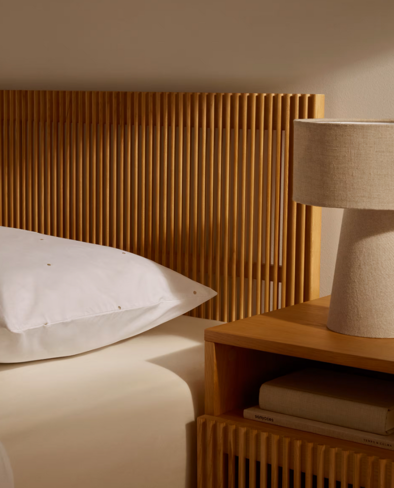 BEYLA Uzglavlje od punog hrasta za krevet 160 cm FSC 100%