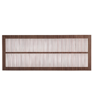 BEYLA Solid ash wood headboard with walnut finish for 160cm bed FSC 100%