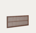 BEYLA Uzglavlje od punog jasena s orahovom završnom obradom za krevet 160 cm FSC 100%