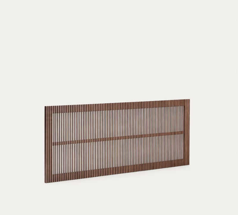 BEYLA Uzglavlje od punog jasena s orahovom završnom obradom za krevet 160 cm FSC 100%