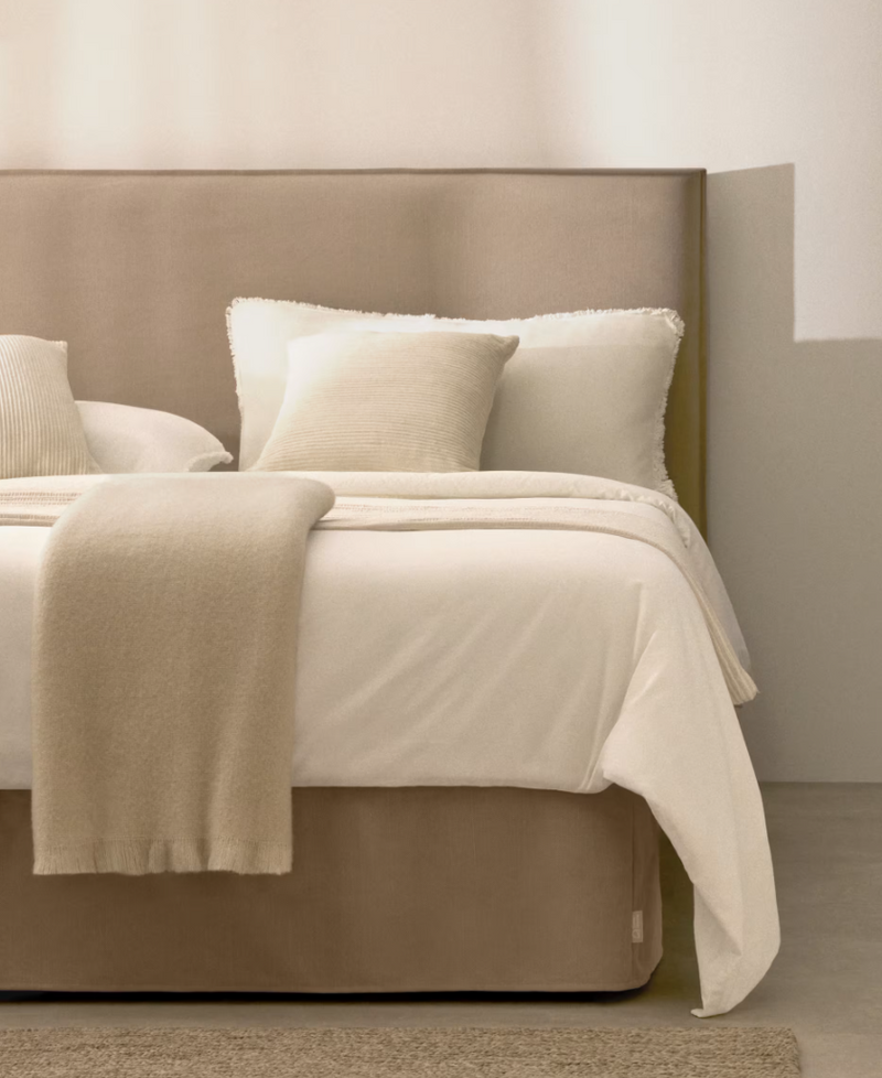 JAIRA Uzglavlje s uklonjivom navlakom od lana i pamuka u taupe boji za krevet FSC Mix Credit od 160 cm