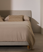 VALMA Pearl šenil uzglavlje s odvojivom navlakom za krevet dimenzija 160 x 200 cm