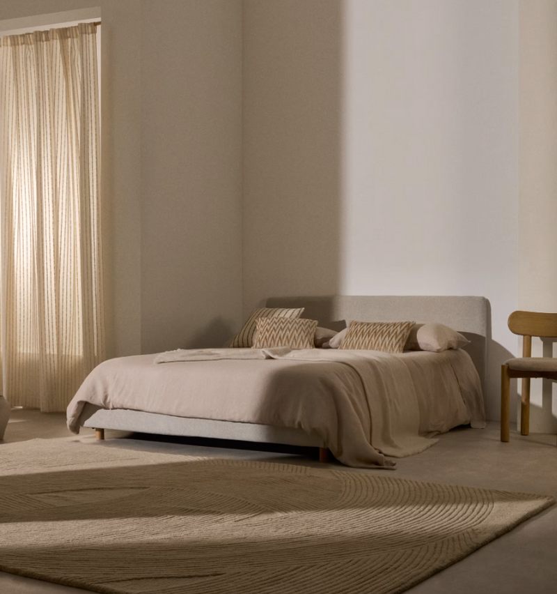 VALMA Pearl šenil uzglavlje s odvojivom navlakom za krevet dimenzija 160 x 200 cm