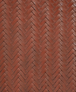 NATESA Uzglavlje od punog tikovine i kože, za krevete širine 160 cm