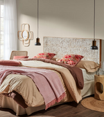 KRON Uzglavlje od masivnog mago drva s komadićima kokosove ljuske, za krevete od 180 cm