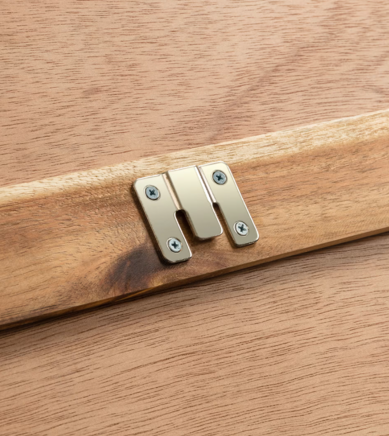 KRON Uzglavlje od masivnog mago drva s komadićima kokosove ljuske, za krevete od 180 cm