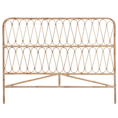 CATERINA Ratan uzglavlje s prirodnim naslonom, za krevete širine 150 cm