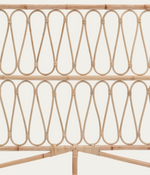 CATERINA Ratan uzglavlje s prirodnim naslonom, za krevete širine 150 cm