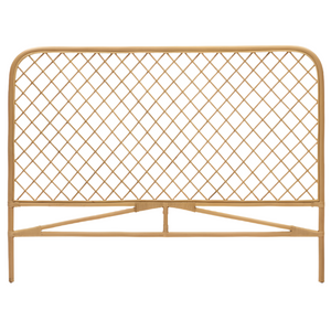 CITLALLI Rattan headboard with a natural finish, for 150 cm beds