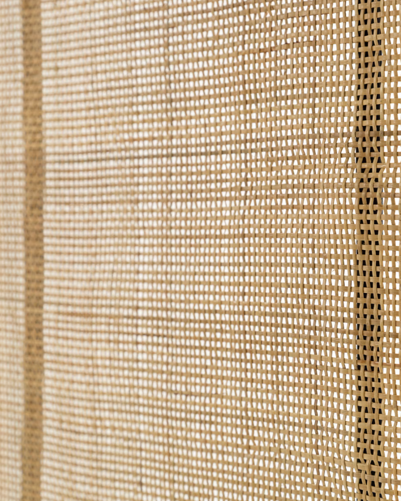 LALITA Uzglavlje od ratana s crnom završnom obradom, za krevete širine 160 cm