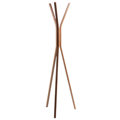 CHELSEY Solid rubber wood coat rack, 170 cm
