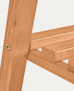 MARALIS Vješalica za odjeću u stilu teepeeja od punog jasenovog drva, 148 x 50 cm