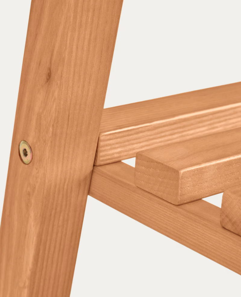 MARALIS Vješalica za odjeću u stilu teepeeja od punog jasenovog drva, 148 x 50 cm