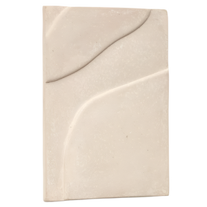 MIRTA beige papier-mâché wall hanging 40 x 58 cm