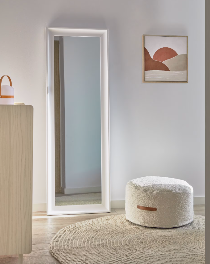 ROMILA Ogledalo bijelo 52 x 152,5 cm