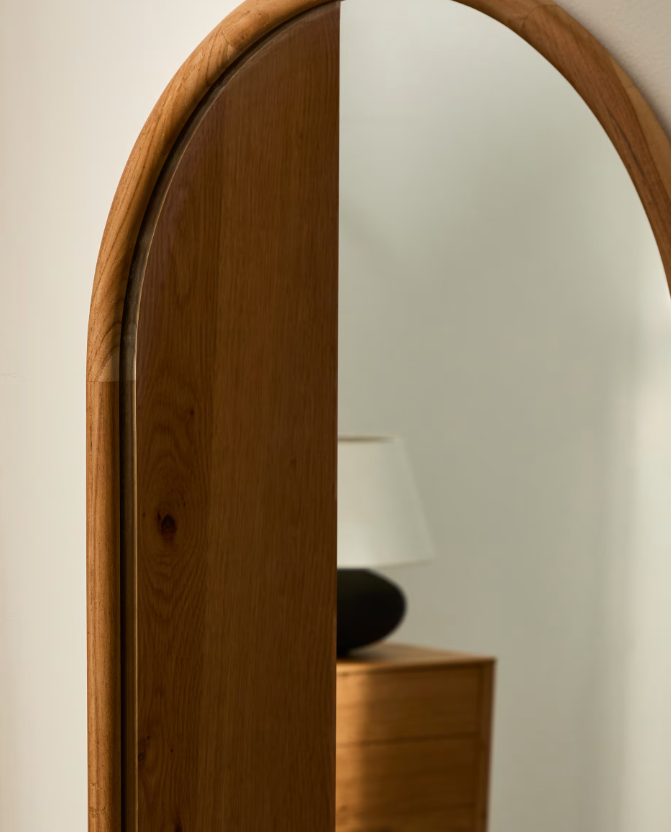 MILSA Ogledalo od tikovine 55 x 155 cm FSC 100%