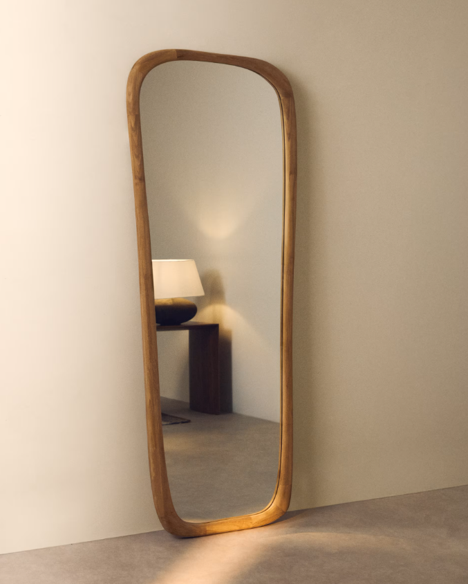 ALURA Ogledalo od tikovine 158 x 61 cm FSC 100%