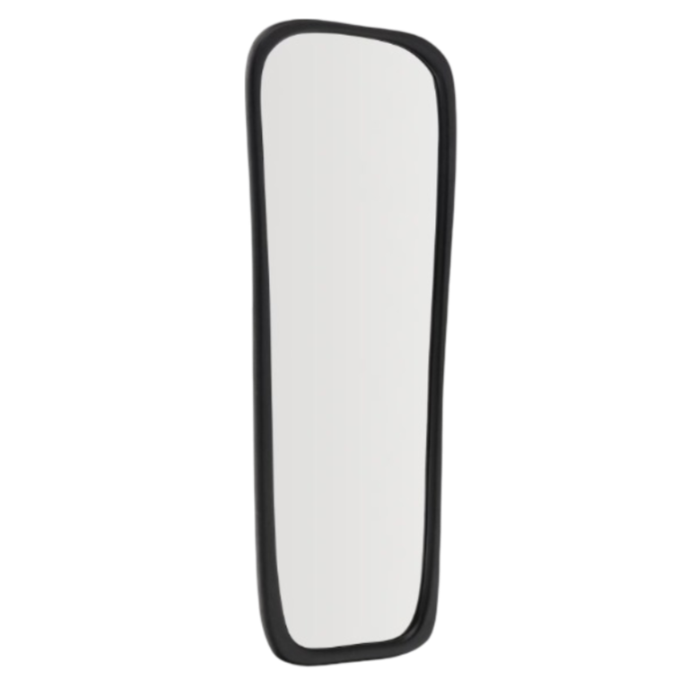ALURA Black teak wood mirror 158 x 61cm FSC 100%