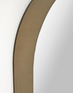 TIARE Zlatno metalno zidno ogledalo 31 x 101 cm