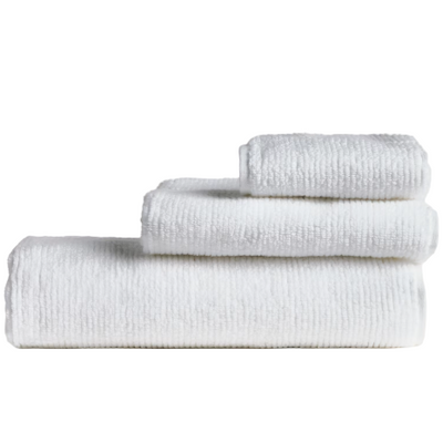 OLVIRA 100% cotton white jacquard hand towel