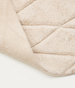 NYANA Bijela, pamučna prostirka za kupanje, 50 x 70 cm