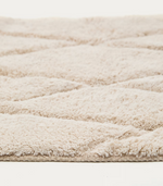 NYANA Bijela, pamučna prostirka za kupanje, 50 x 70 cm