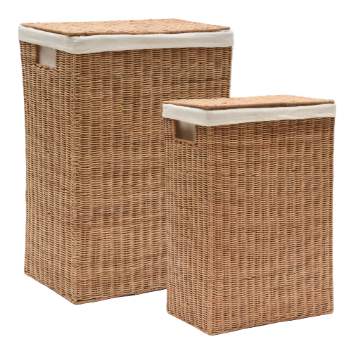 INDALI Set od 2 ratanske košare, 44 x 27 cm / 37 x 23 cm